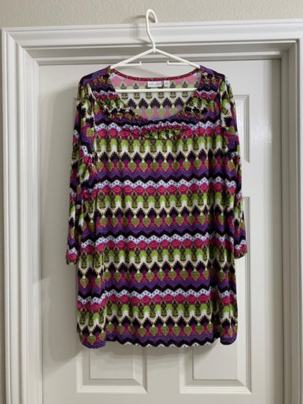 Kim Rogers Brand Women's Multi-Color Blouse, Size 2X - Picture 1 of 3